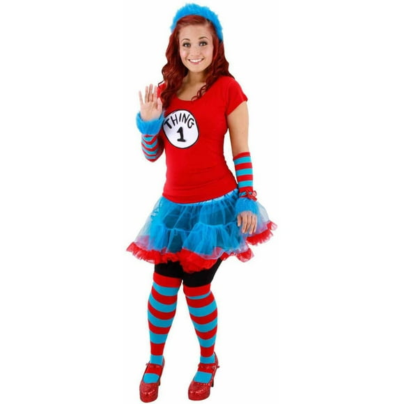 Shop child dr seuss thing 1 2 boys costume party centre uae 2025