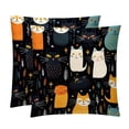 thumbnail image 1 of Cat Inserts with Chair Pillow Covers - Set of 2, Unique Patterns, Various Sizes 16x16, 18x18, 20x20 Inches for Home Decor and Special Occasions, 1 of 6