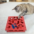 thumbnail image 1 of Cat Intelligence Maze Puzzle Box - Interactive Brain Teaser Toy for Cats | Stimulates Curiosity and Problem-Solving | Treat Dispensing Challenge | Durable Labyrinth Design | 1 Pack, 1 of 5