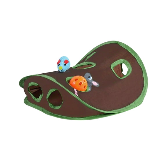Cat Mice Game Intelligence Toys Pet Educational Toys, Tent With Bell, Tunnel Drill, Cat Toy*Structure Cat Mice Game Intelligence Toys, Pet Educational Toys, Tent With Bell, Tunnel