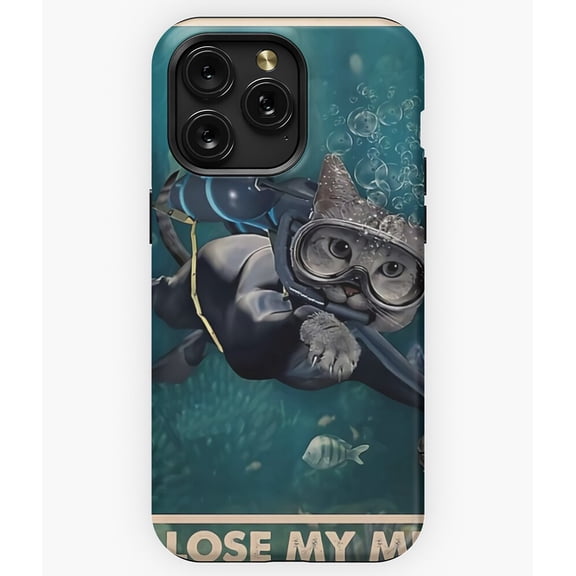 Cat Into The Ocean I Go To Find My Soul G1809 Phone Case for iPhone17 16 15 14 13 12 11 Pro Max