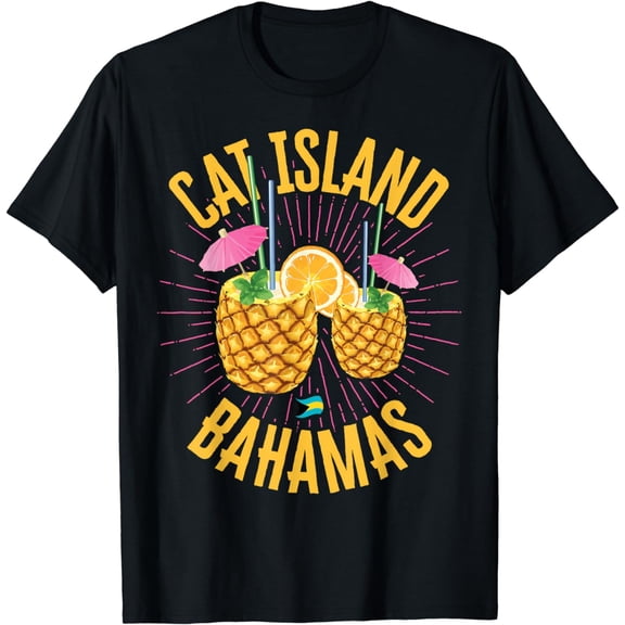 Cat Island Bahamas Flag Cruise Vacation Bahamian T-Shirt