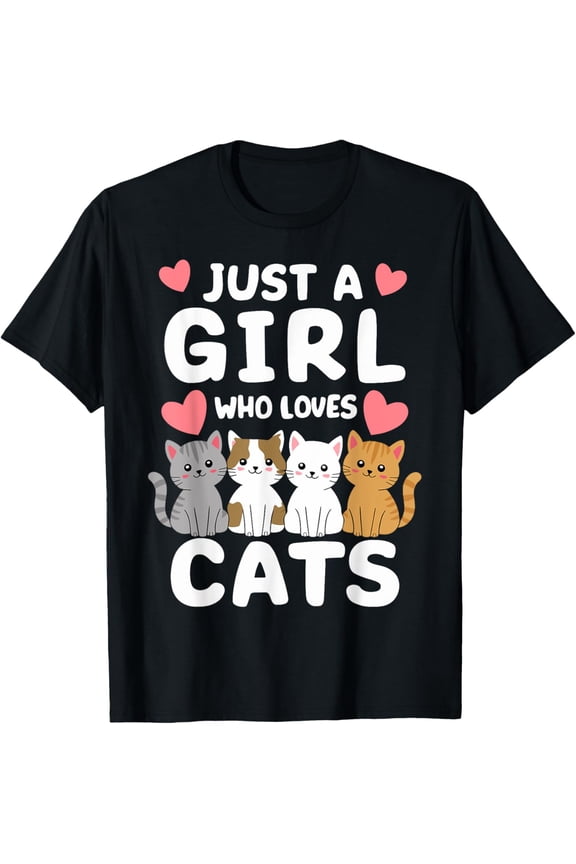 Cat Just A Girl Who Loves Cats T-Shirt