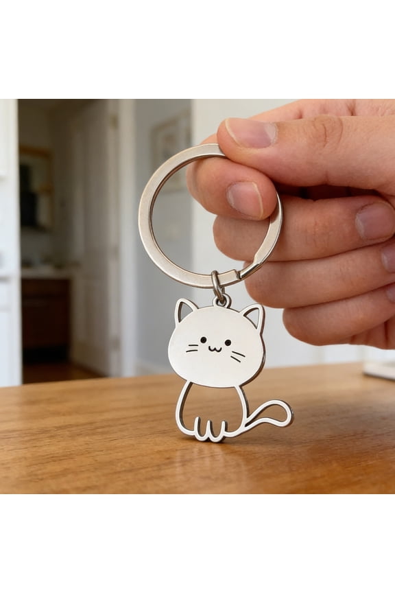 Cat Keychains Funny Kitty Bag Charm for Women Cute Pet Keychains for Women Gift for Pet Lovers