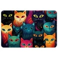 thumbnail image 1 of Cat Kitchen Rug Outdoor Carpet Door Mat Polyester Non-Slip Machine Washable, 1 of 1