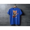 thumbnail image 1 of Cat Kitten Guitar Player T-Shirt Tee, Gift For Music Lover, Guitarist Shirt, Guitar T-Shirt, Music Lover Tee Rocker Rock Lover Tshirt, 1 of 9