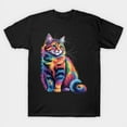 thumbnail image 1 of Cat Kitten Lovers Funny Feline Pet Owner Graphic, H3322 T-Shirt, for Men and Women, Up to Size 5XL, 1 of 2