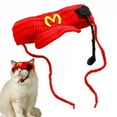 thumbnail image 1 of Cat Knit Hat Knitted Beanie Headwear For Cats And Dogs Cartoon Pet Cosplay Caps For Puppy And Kitten Weaving Puppy Costume, 1 of 6