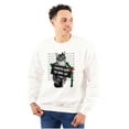 thumbnail image 1 of Cat Knocked Down the Christmas Tree Unisex Plus Fleece Graphic Sweatshirt Brisco Brands 2X, 1 of 5