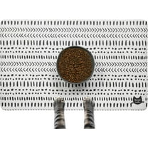 The Cat Ladies Cat Feeding Mat - Waterproof & Dishwasher Safe Small Pet Eating Placemat - Cat & Dog Food Mats for Food and Water Bowl - Protect Floors from Mess - Tribal Print