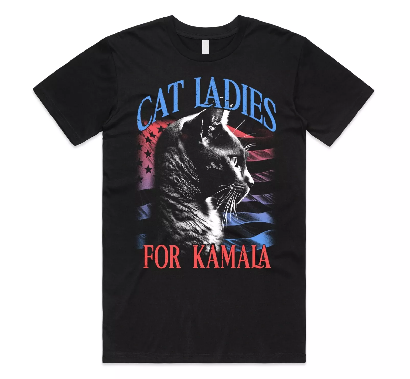 Cat Ladies For Kamala Harris (1) Tshirt Tee Top US President Election