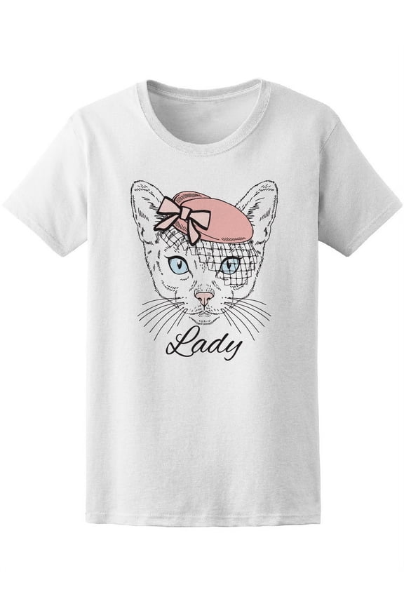 Cat Lady Animal  Tee Women's -Image by Shutterstock