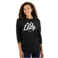 thumbnail image 1 of Cat Lady Officially Certified Funny Women's Long Sleeve T Shirt Brisco Brands S, 1 of 5