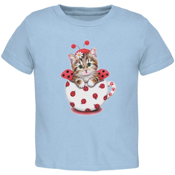 Cat Ladybug Toddler T Shirt
