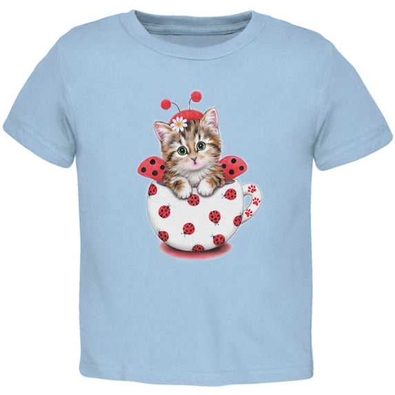 Cat Ladybug Toddler T Shirt