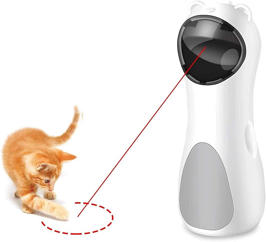 Cat Laser Toy Automatic, Interactive Laser Cat Toys Rotating Catch