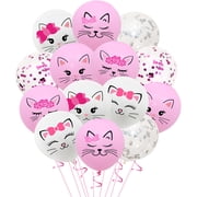 Cat Latex Balloons, Cute Cat Style Birthday Party Decorations, 42 Pieces, 12 Inches