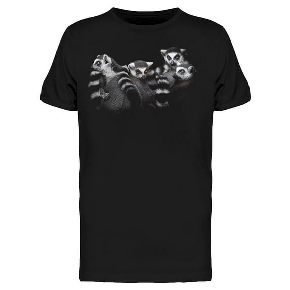 Cat Lemurs Together T-Shirt Men -Image by Shutterstock, Male x-Large