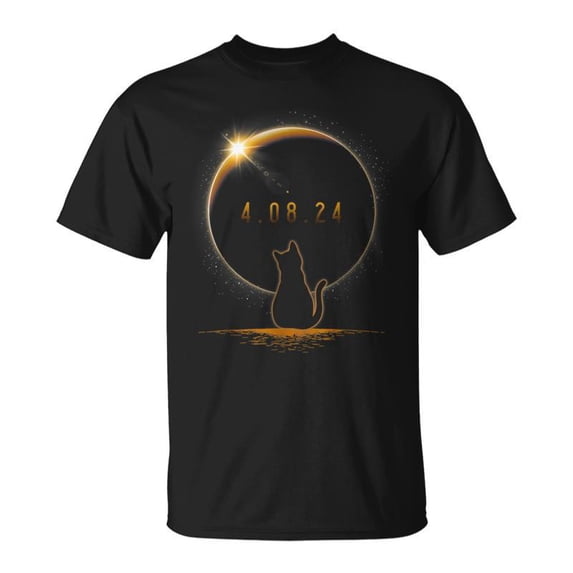 Cat Light Black TShirt