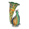 thumbnail image 1 of Dale Tiffany Cat Lily Hand Blown Art Glass Accent Table Lamp, 1 of 2