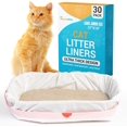 thumbnail image 2 of 20PCS Cat Litter Box Liners Durable Large Drawstring Kitty Litter Pan Bags Replacement Waste Bags Heavy Duty Pet Litter Box Tray For Home Cat Dog 2 of 11