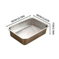 thumbnail image 1 of Cat Litter Box under $5! Xqxayjr Stainless Steel Cat Litter Box Large, Metal Litter Tray for Small Cats Kittens, Odor Resistant Rustproof Pet Bathroom Pan, 1 of 1