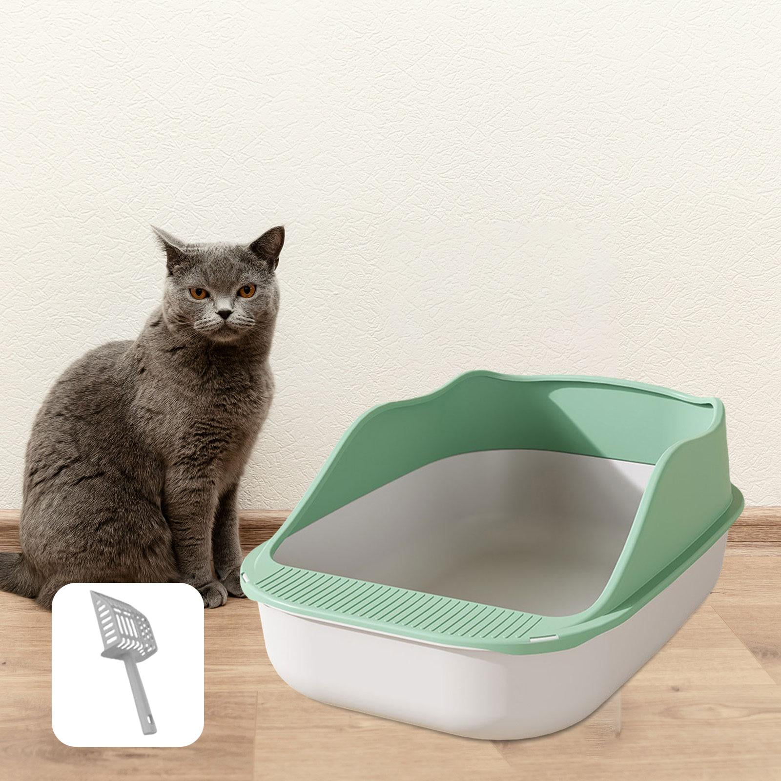 Cat Litter Box Detachable Litter Tray Easy Cleaning Heighten Cat Litter