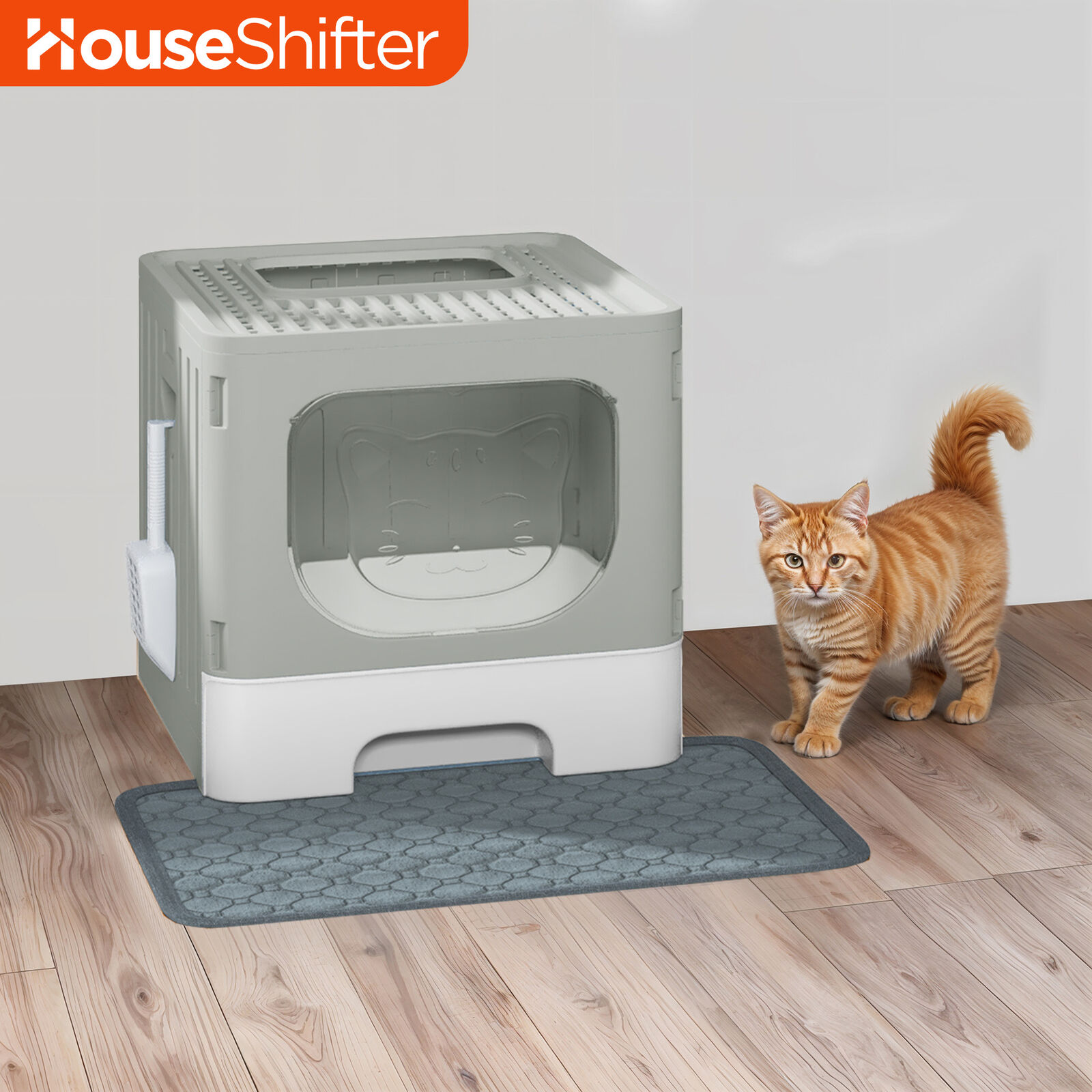 Cat Litter Box Enclosed Large Anti Splash Covered Toilet Odorless Free