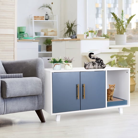 Cat Litter Box Enclosure Cat Litter Box Furniture Hidden Cat Washroom House