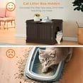 Cat Litter Box Enclosure Extra Large Wooden Litter Box Furniture Hidden