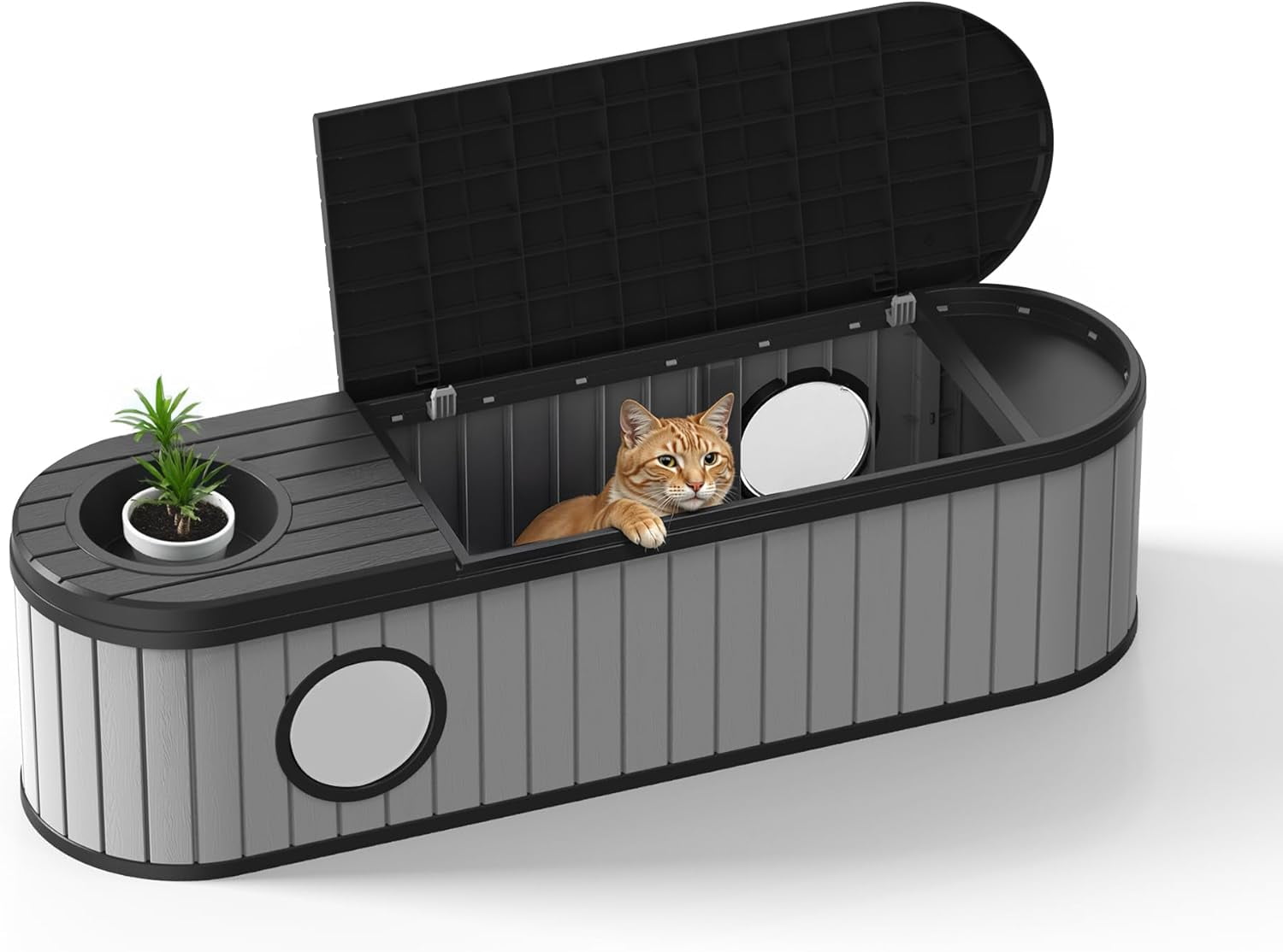 Fresh Look at Ficarts Hidden Cat Litter Box Enclosure
