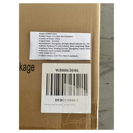 Cat Litter Box Enclosure Wooden Pet House - Indoor Cat Crate Nightstand with Drawer & Side Table, Brown