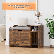 Cat Litter Box Enclosures with Top Opening, Cat Litter Box Furniture Hidden, Cat House, Privacy Cat Litter Box Cabinet, Storage Cabinet, Hidden Litter Box Furniture
