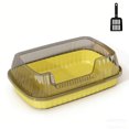 thumbnail image 1 of Cat Litter Box, High Sided Anti-Splashing Litter Box for Kittens, Semi Enclosed with Low Entry, Litter Scoop Included, Odor Control Easy Clean for Small or Large Cats, 1 of 6