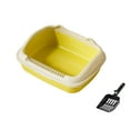 thumbnail image 1 of Cat Litter Box with High Sides, Covered Litter Box for Cats with Splash Guard Design, Includes Litter Scoop and Hook for Easy Cleaning and Storage, Spacious for Large Cats, 1 of 6