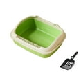 thumbnail image 1 of Cat Litter Box with High Sides, Covered Litter Box for Cats with Splash Guard Design, Includes Litter Scoop and Hook for Easy Cleaning and Storage, Spacious for Large Cats, 1 of 6