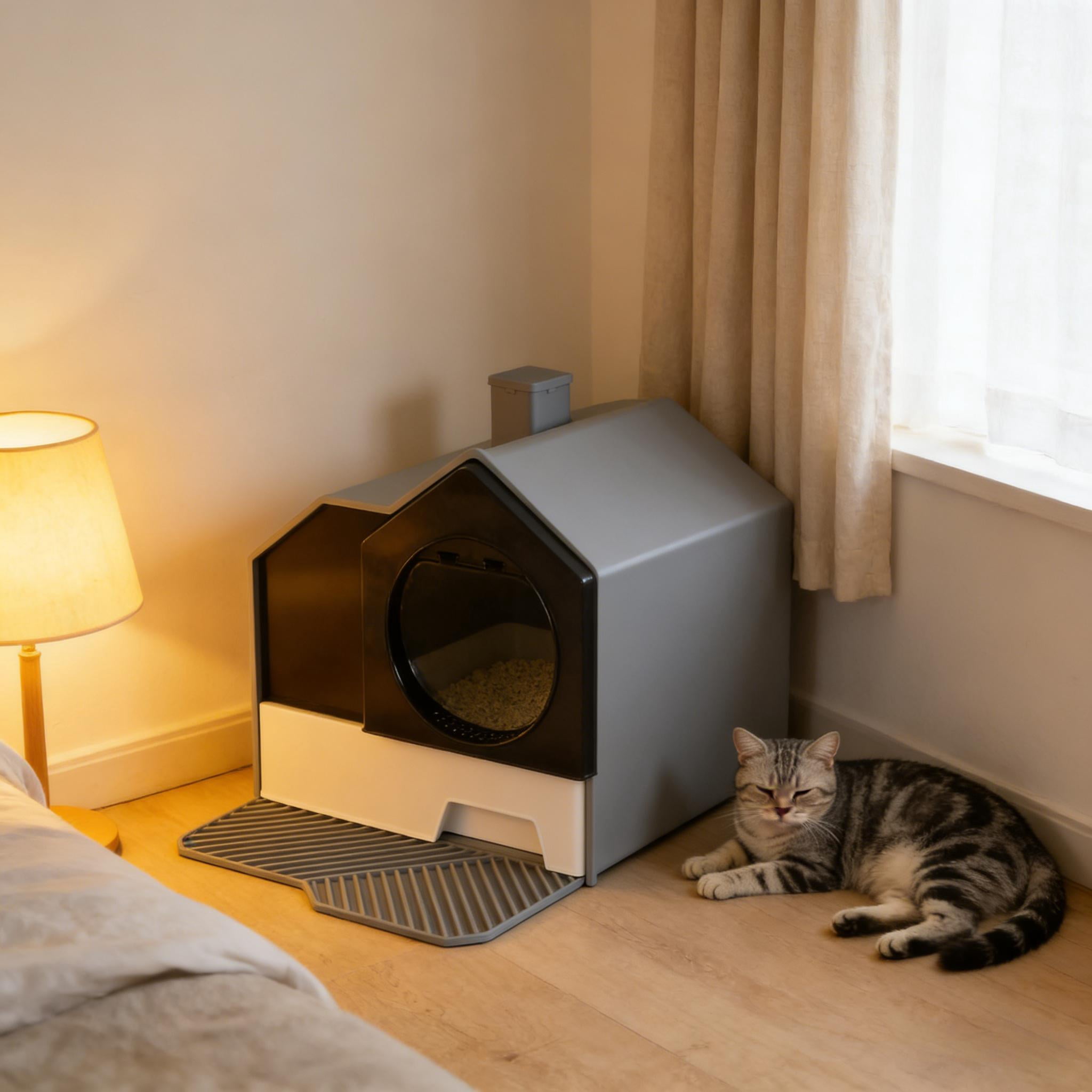 Cat Litter Box, Hooded Cat Litter Box
