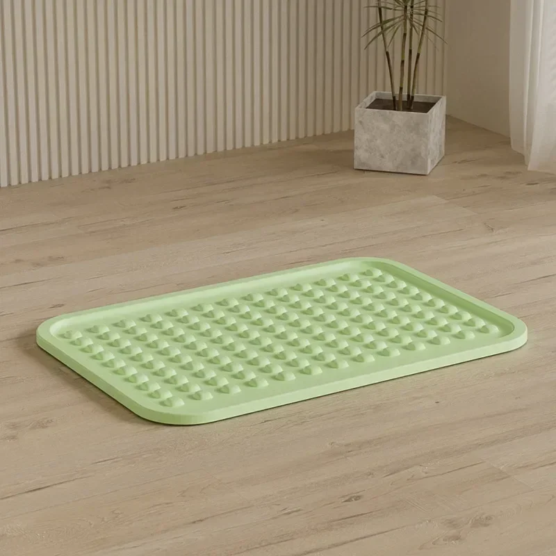 Cat Litter Box Large Capacity Semi-closed Plastic Anti-Splash Cats Toilet Bedpan Big Mac Oversized Cat Tray Bedpan Cat Toilets