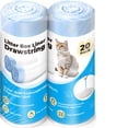 thumbnail image 1 of Cat Litter Box Liner for Self Cleaning Litter Box, Extra Thick Heavy Duty Replacement Bags for Multiple Cats, Control Waste Bags for Automatic Litter Box, 40 Count White, 1 of 6