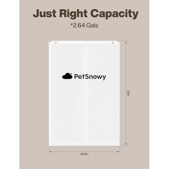 Cat Litter Box Liners - 60 Bags, Scent-Free, Unscented, Plastic, Open Top Cat Litter Box