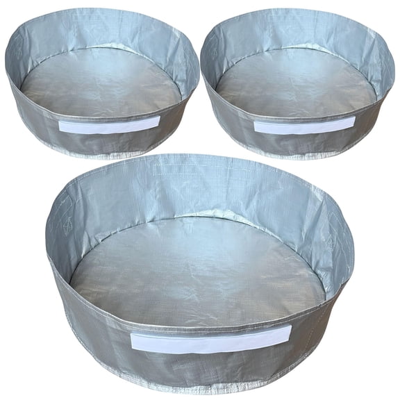 Cat Litter Box Liners, Reusable Waterproof Leak Proof Liners for Hidden Plant Litter Box with Carrying Handles, Easy Clean Litter Box Liners for Enclosed Cat Litter Box, Silver