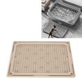 thumbnail image 1 of Cat Litter Box Mat Spacious Double Layer Cat Litter Mat Anti Slip Bottom Litter Box Mat Catcher Mat for Pet Bathroom, 1 of 7