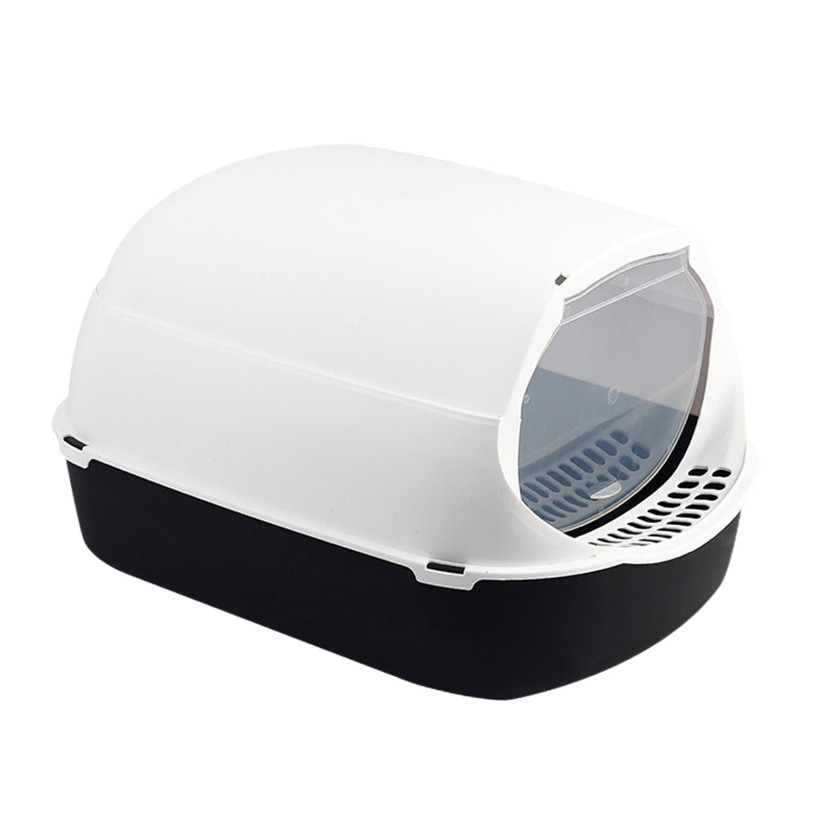 Cat Litter Box with Door Detachable Easy Clean Fully Enclosed Cat