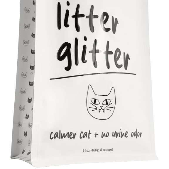 Magic Cat Litter Powder Ammonia Control, Eliminates Urine Odor at Source, Reduces Litter Box Stress & Anxiety, Cinnamon Scent