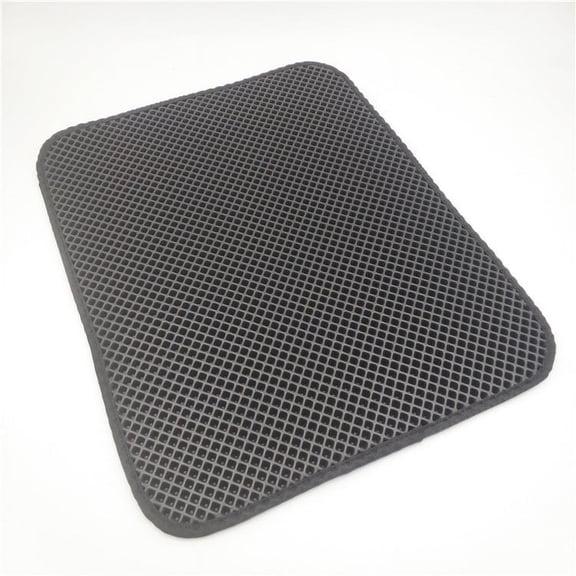 Cat Litter Mat, 24"x17.5" 2 Layer Cat Litter Trapping Mat, Non Slip Waterproof Urine Proof Cat Litter Box Mat for Floor, Kitty Litter Rug, Cat Supplies, Easy Clean