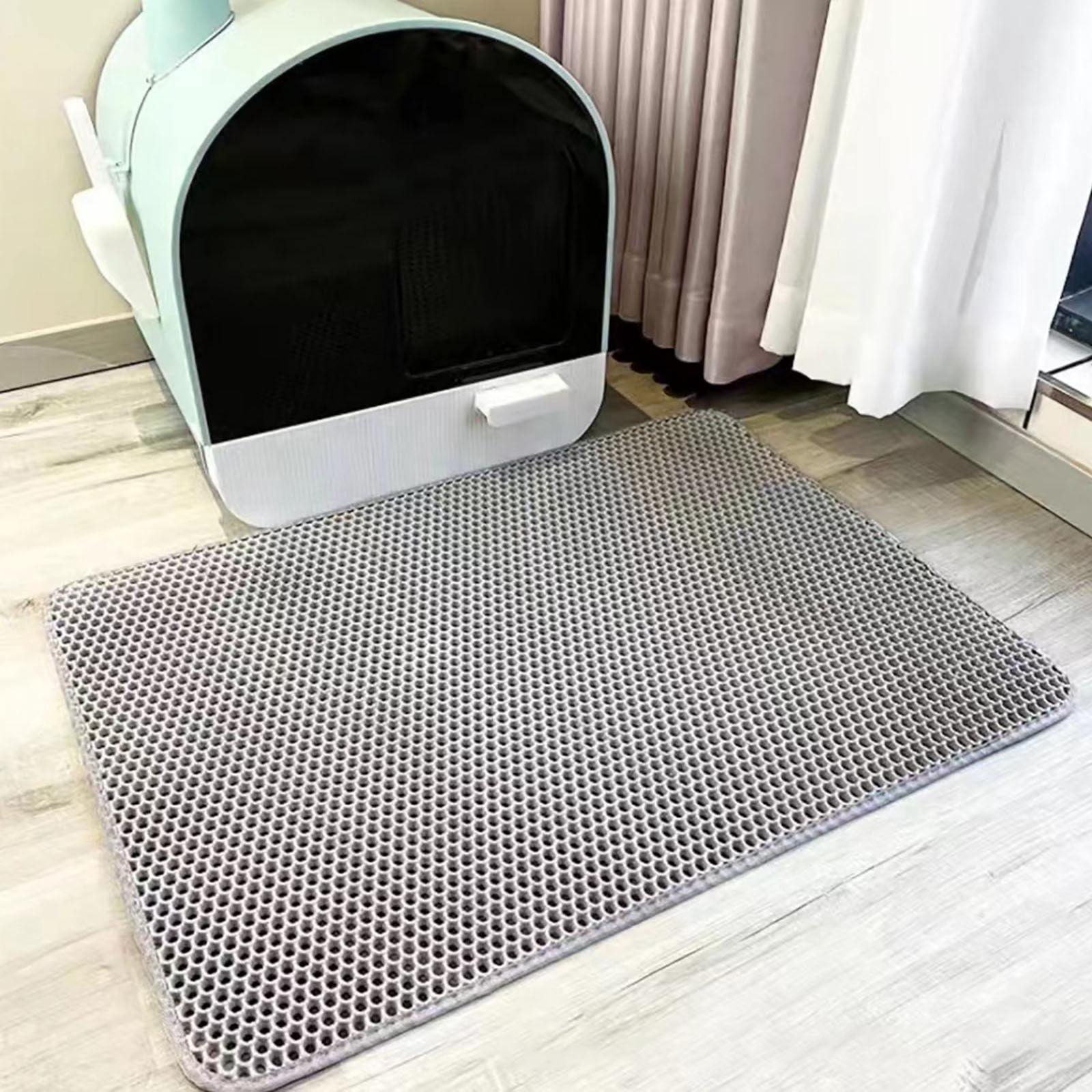 Cat Litter Mat Clearance! 16*24inch Extra Large Litter Box Mat, Double ...