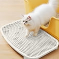 thumbnail image 1 of Cat Litter Mat | Double-Layer Paw Cleaning & Sand Control | Non-Slip Bathroom Floor Mat for Litter Box Areas, 1 of 5