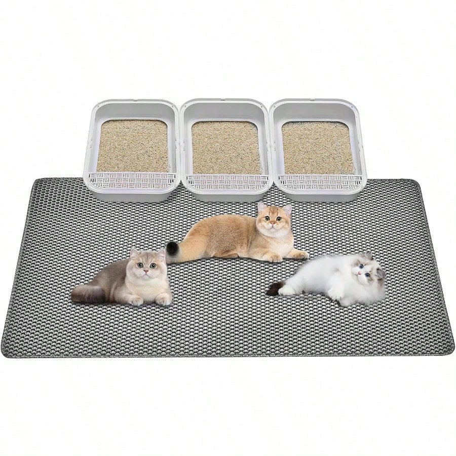 Cat Litter Mat Extra Large 46x 27 Cat Litter Mat Litter Trapping Mat ...