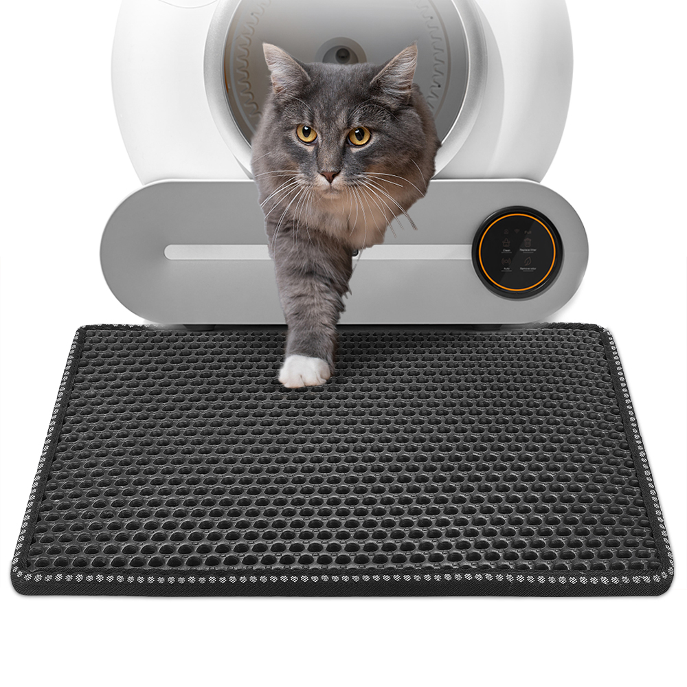 Cat Litter Mat, Kitty Litter Trapping Mat, Double Layer Mats with MiLi