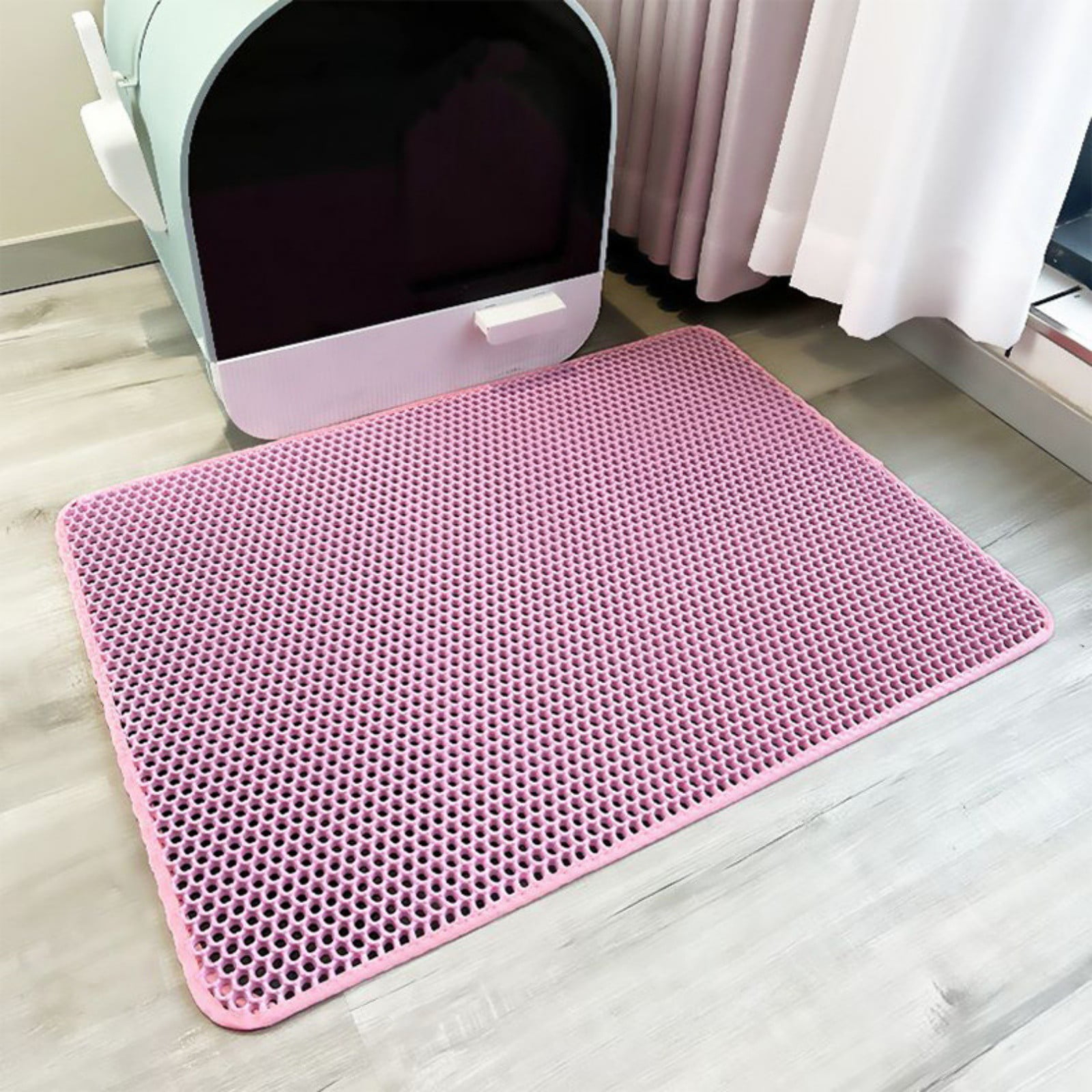 Cat Litter Mat, Kitty Litter Trapping Mat, Double Layer Mats, No Phthalate, Urine